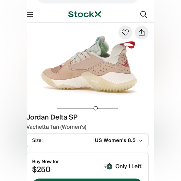 Jordan Delta SP Vachetta Tan - Picture 2 of 10